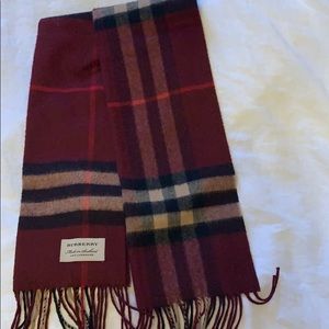 Burberry cashmere scarf